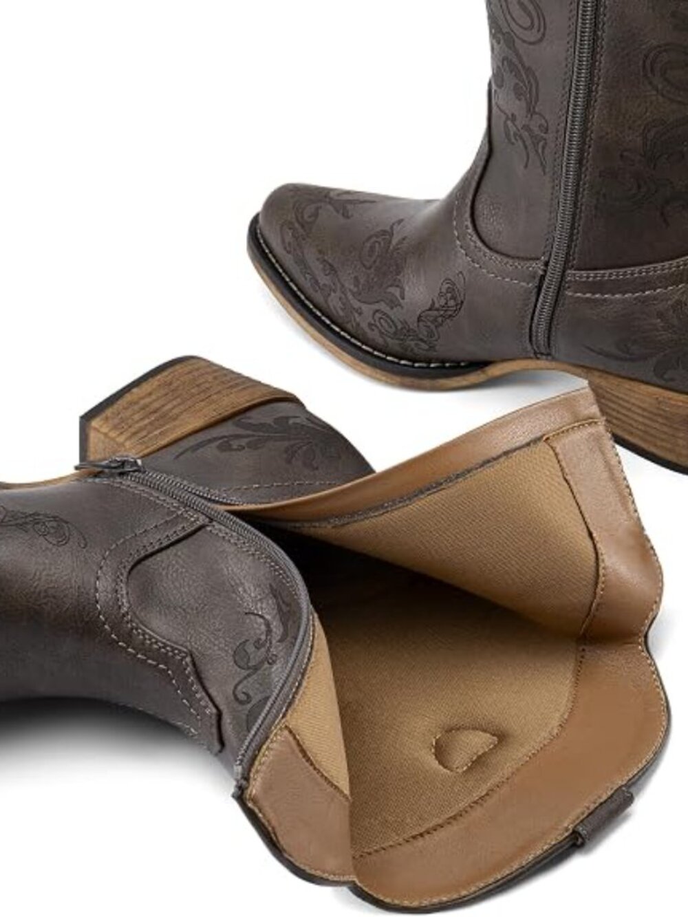 Women's Cowboy Cowgirl Western Ankle Boots